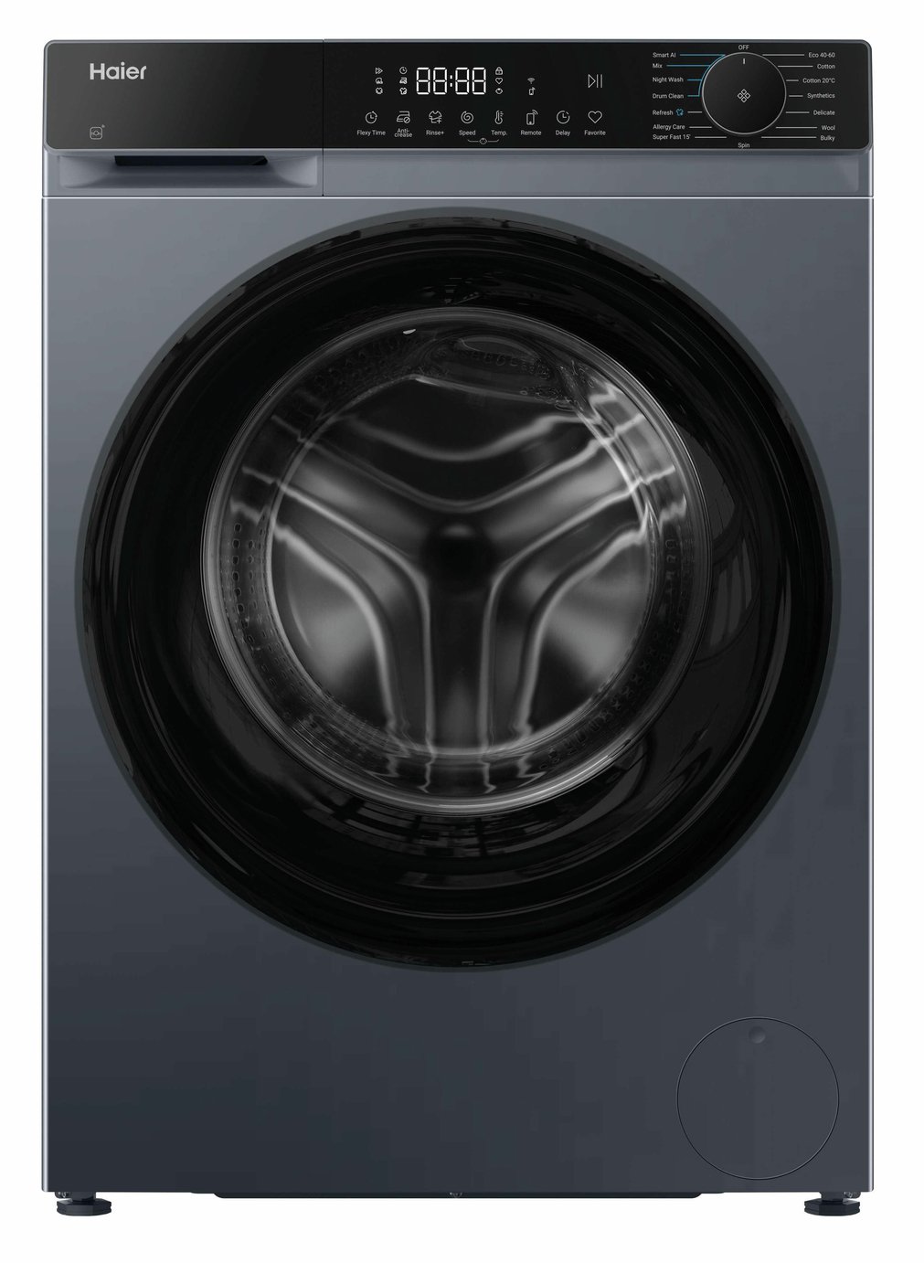 Haier HW100BP14357GUUK 10KG 1400 Washing Machine - Graphite