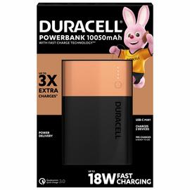 Duracell 10,050 mAh Fast Charge Portable Power Bank