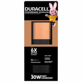 Duracell 20,100 mAh Fast Charge Portable Power Bank