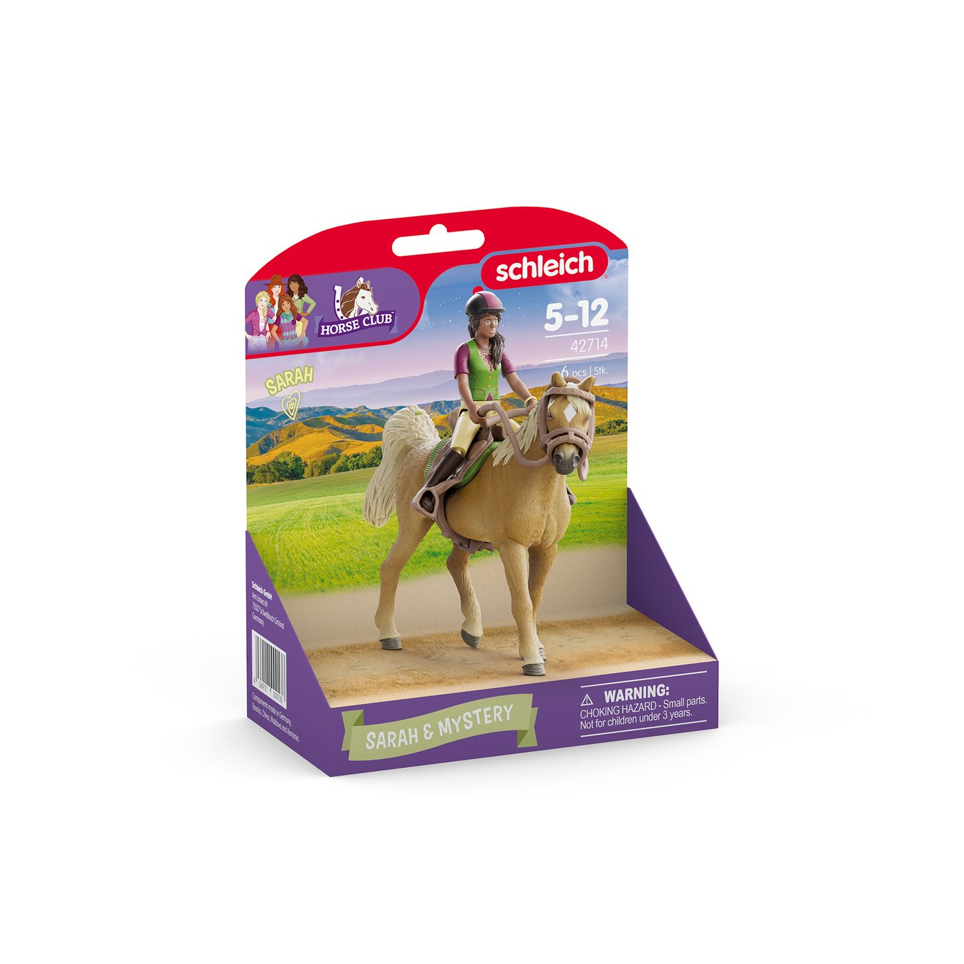 Schleich Horse Club Sarah & Mystery Horse and Rider Playset