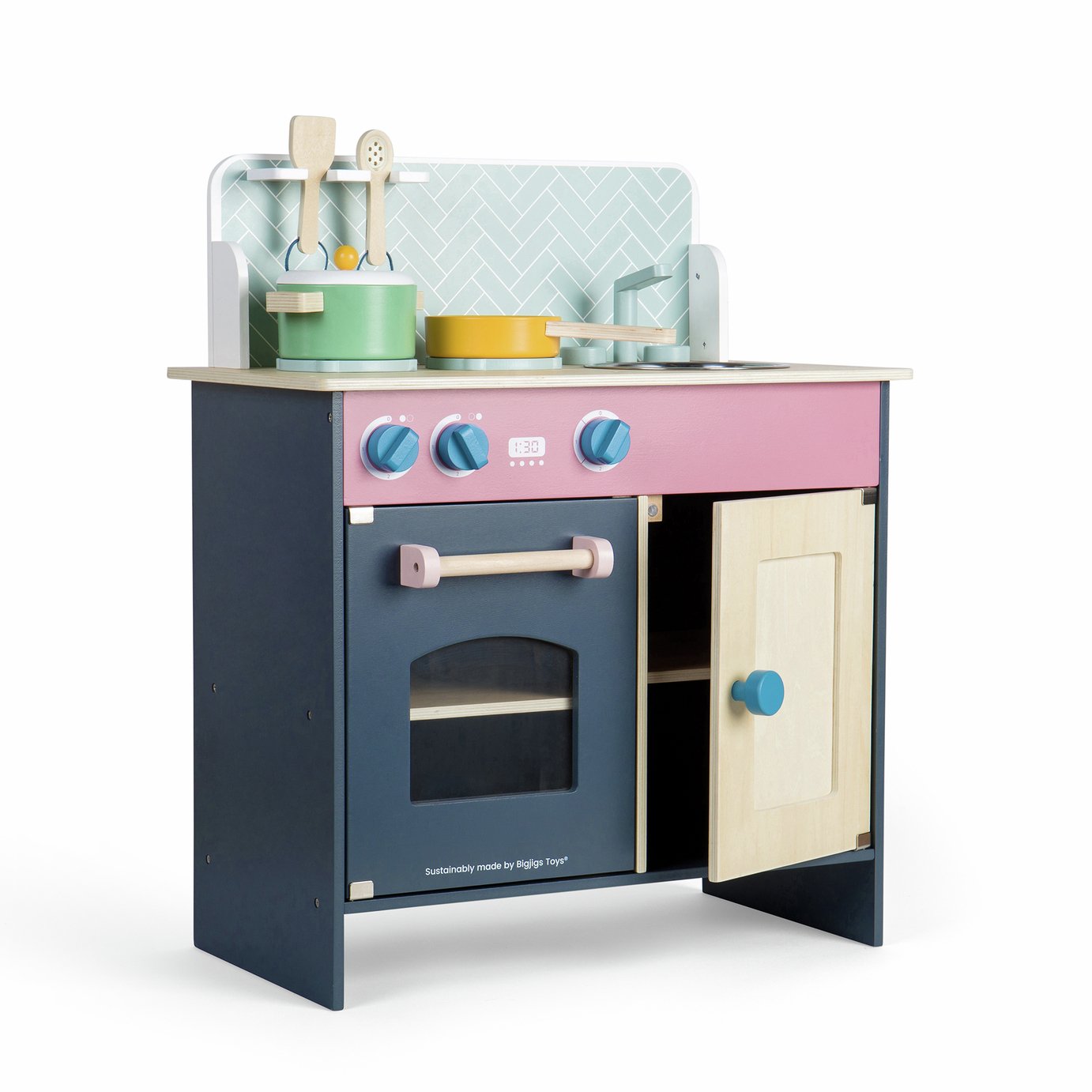 BIGJIGS Toys Simply Scandi Kitchen Roleplay Toy