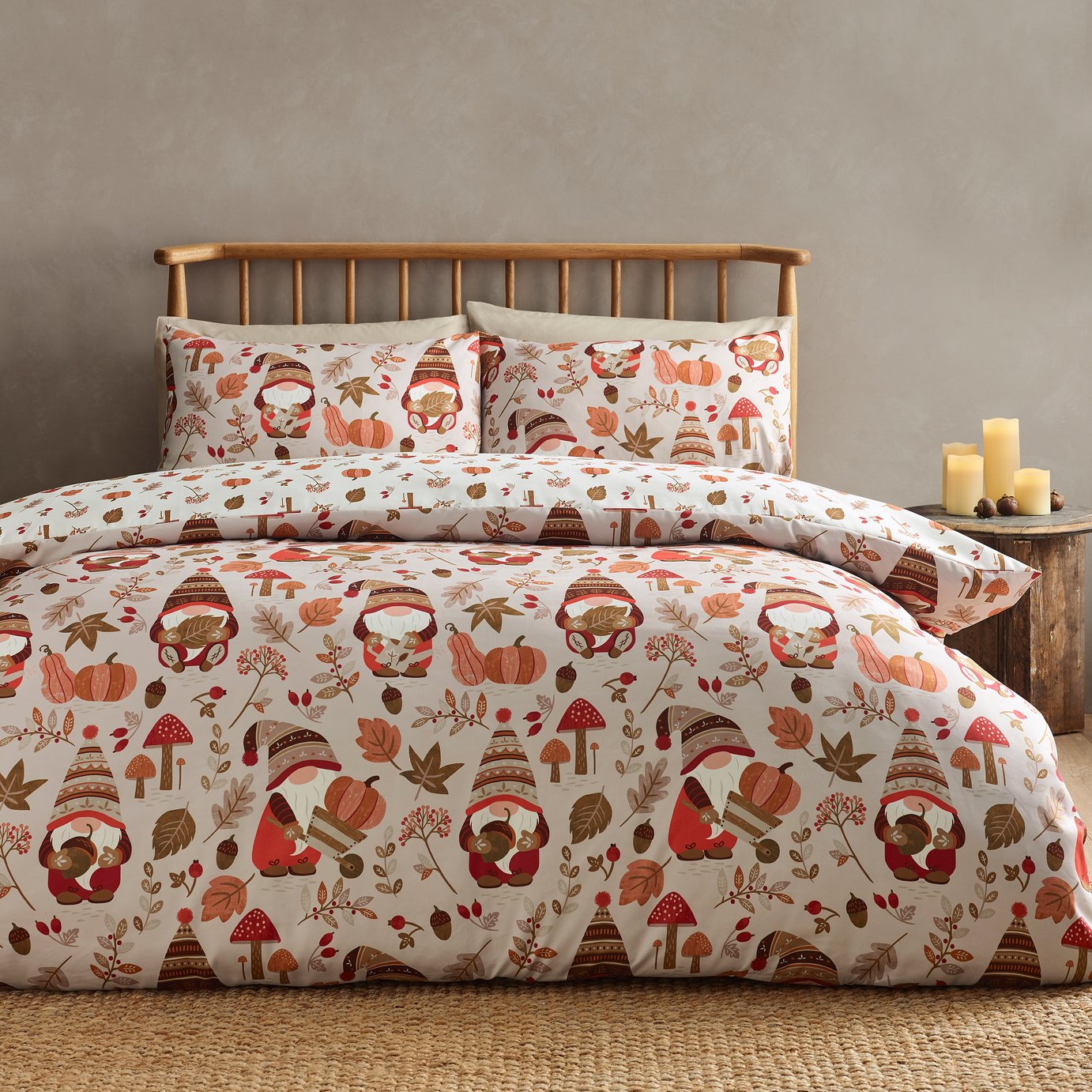Catherine Lansfield Woodland Gonks Bedding Set