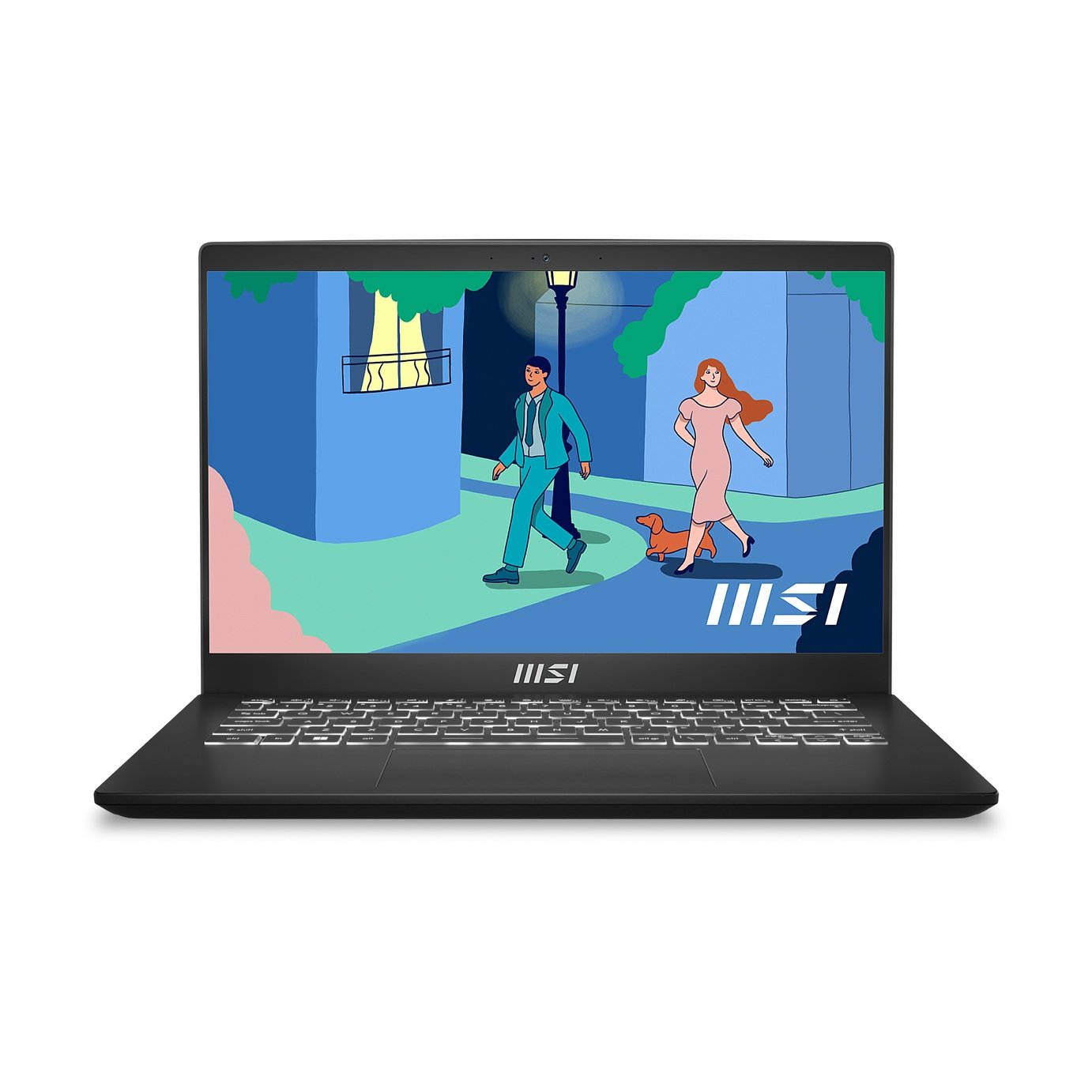 MSI Modern 14 14in R5 8GB 512GB Laptop - Black