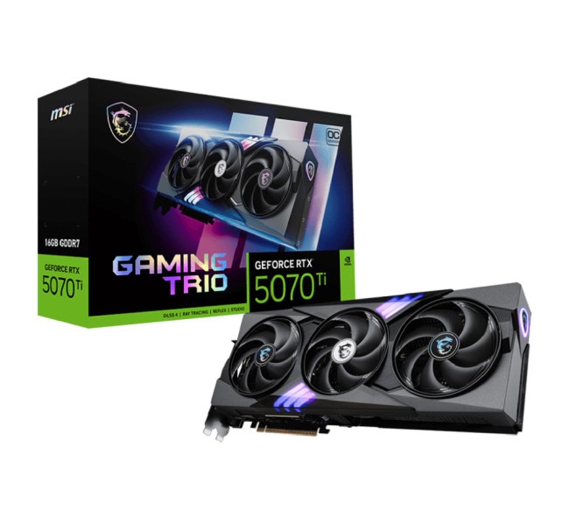 MSI GeForce RTX 5070 Ti 16GB Gaming Trio OC Graphics Card