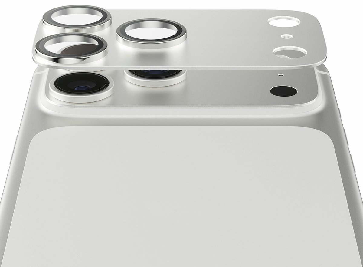 PanzerGlass FENDER iPhone 17 Pro Camera Protector - Silver