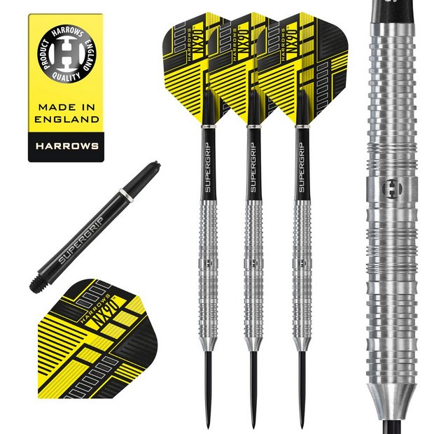 Buy Harrows NX 90 Parallel 23g 90% Tungsten Darts | Dart sets | Argos
