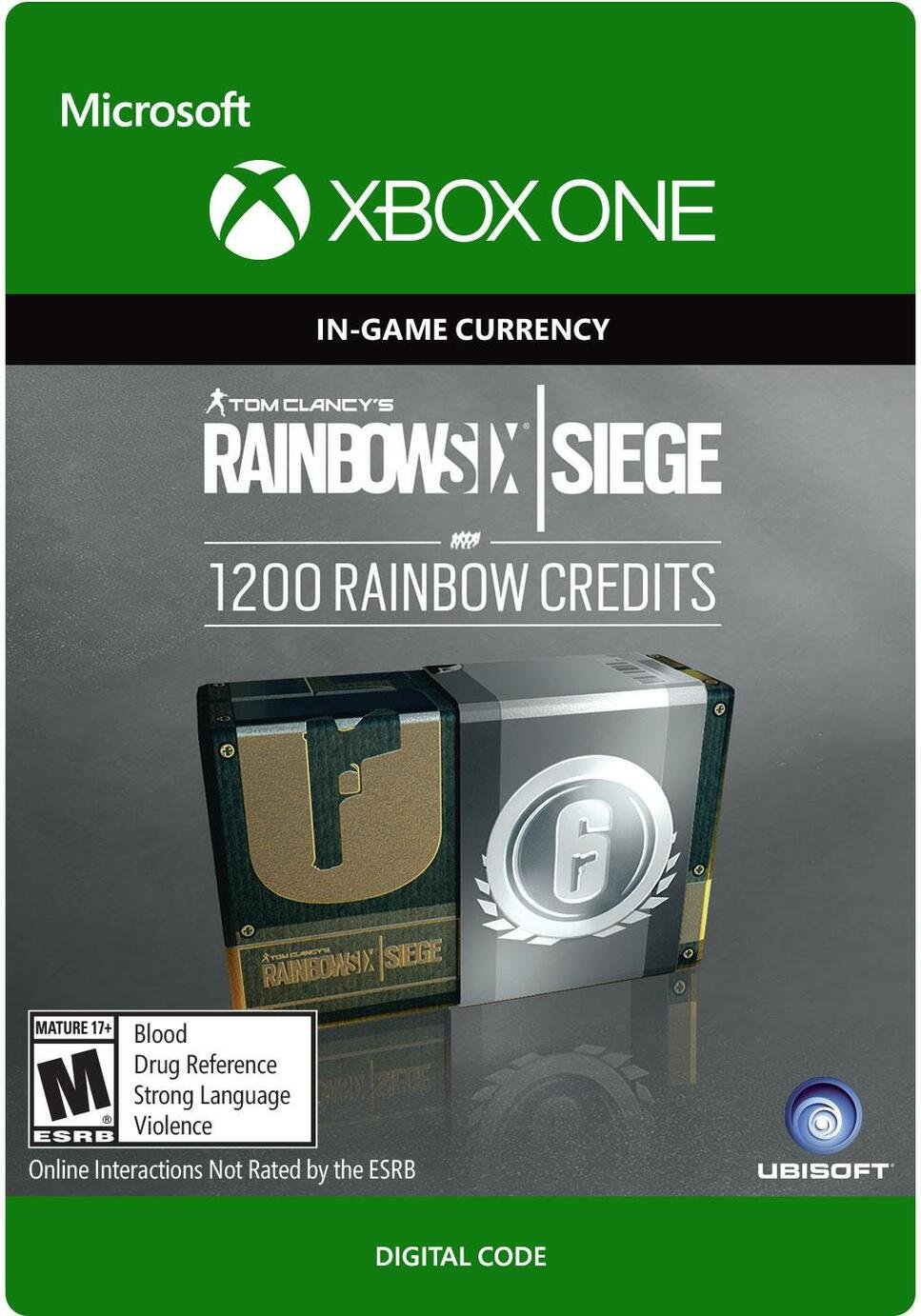 Rainbow Six Siege 1200 Credits Xbox One Digital Download