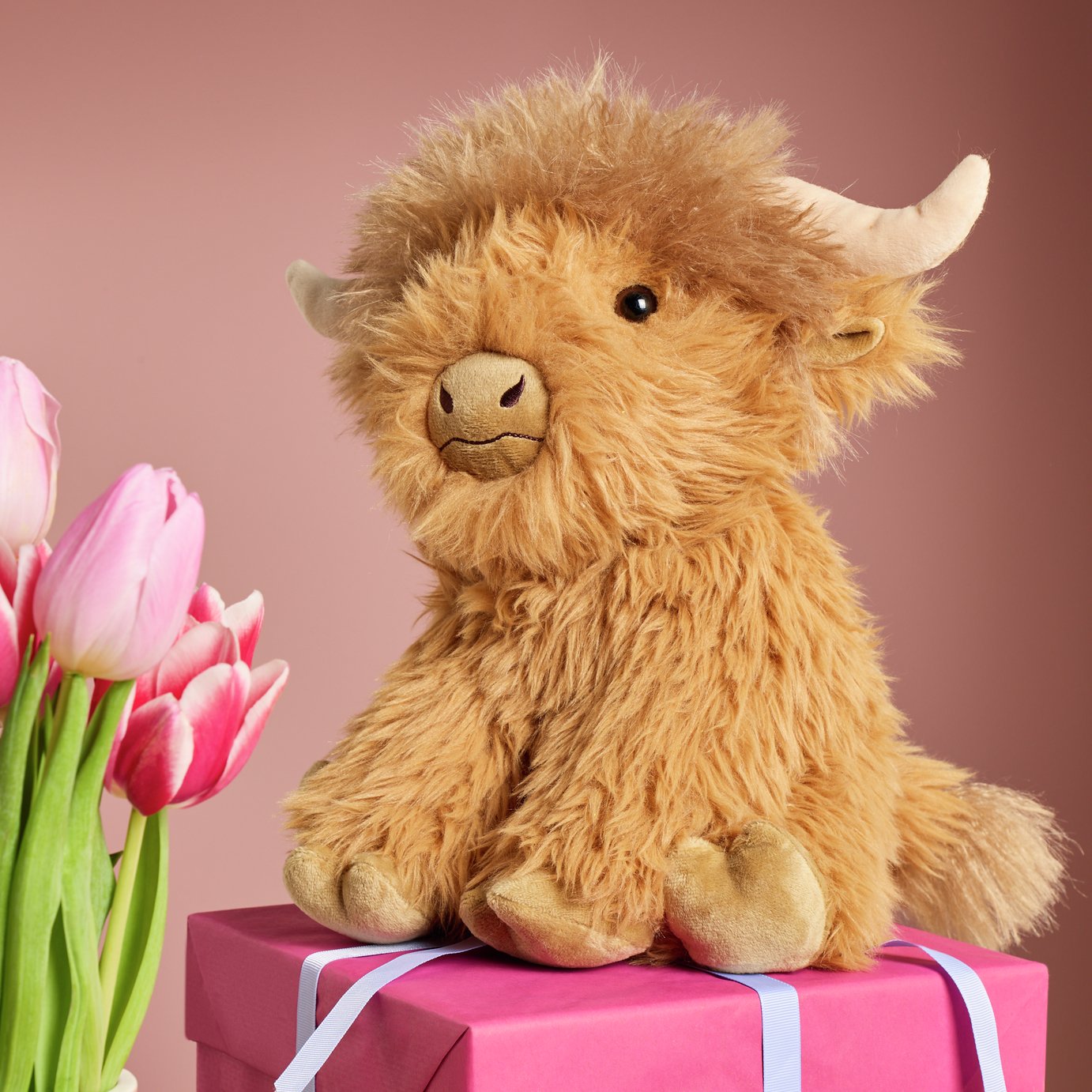Argos Home Highland Cow Soft Toy