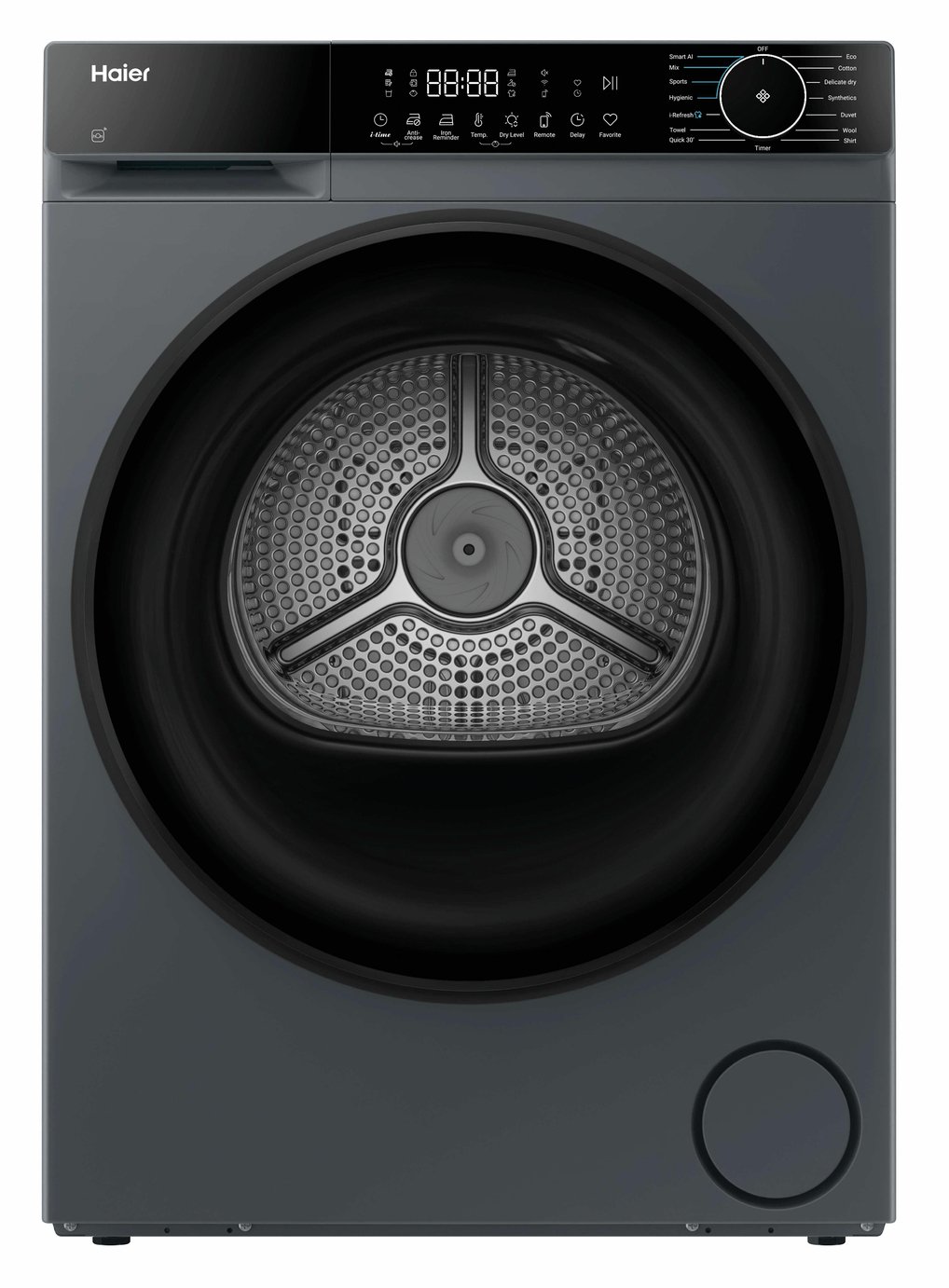 Haier HD100 D357PGUUK 10KG Heat Pump Tumble Dryer - Graphite