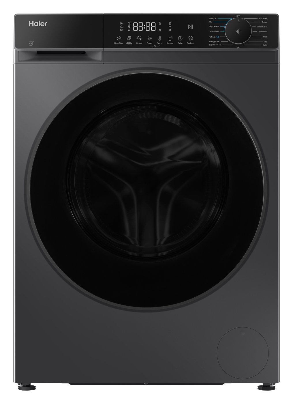 Haier HWD120BP14357GUK 12/8KG 1400 Washer Dryer - Graphite