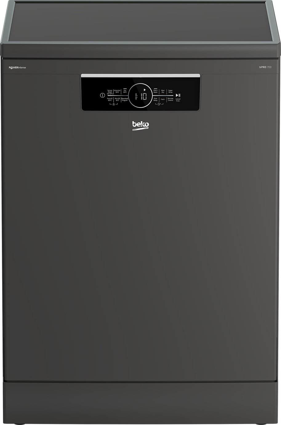 Beko BDFN36550PFG Full Size Dishwasher - Graphite