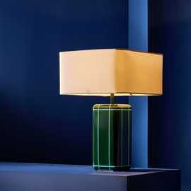 Habitat Metro Resin Large Table Lamp - Dark Green