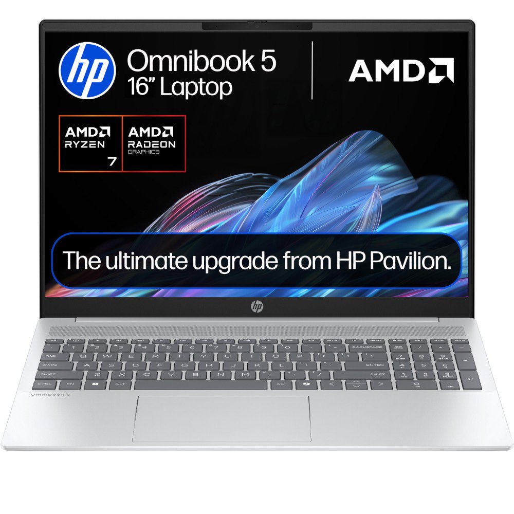 HP OmniBook 5 16-bc1000na 16in AMD Ryzen 7 16GB 1TB Laptop 
