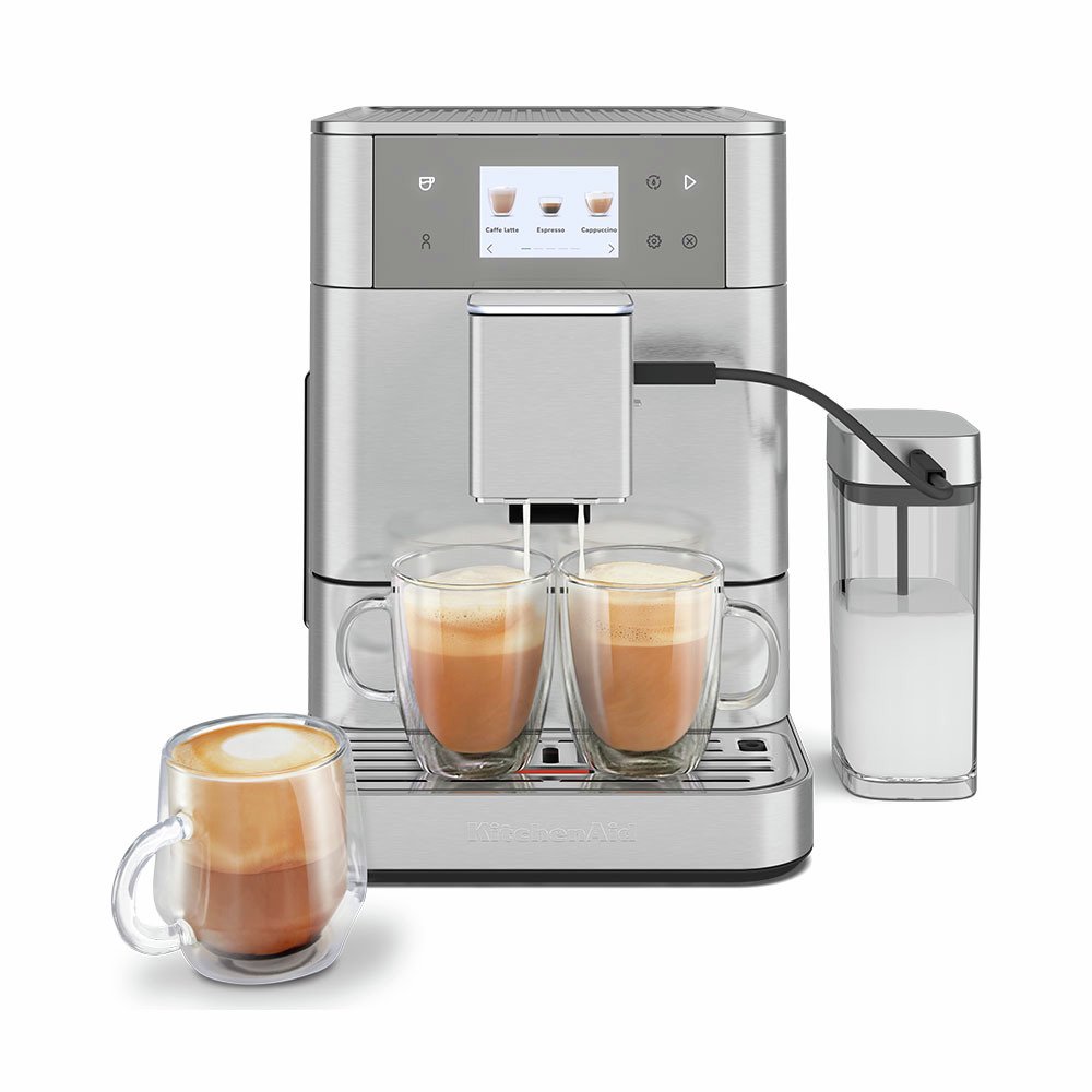 KitchenAid 5KES8557BSX KF7 Espresso Coffee Machine - Steel