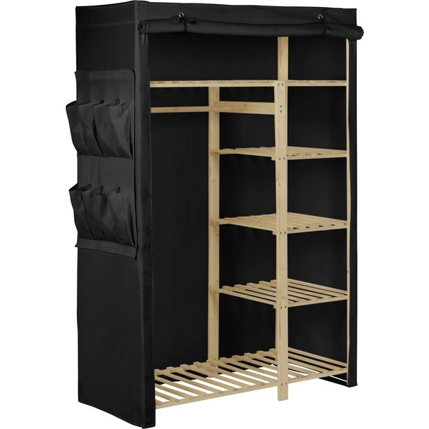 Argos home covered on sale single wardrobe