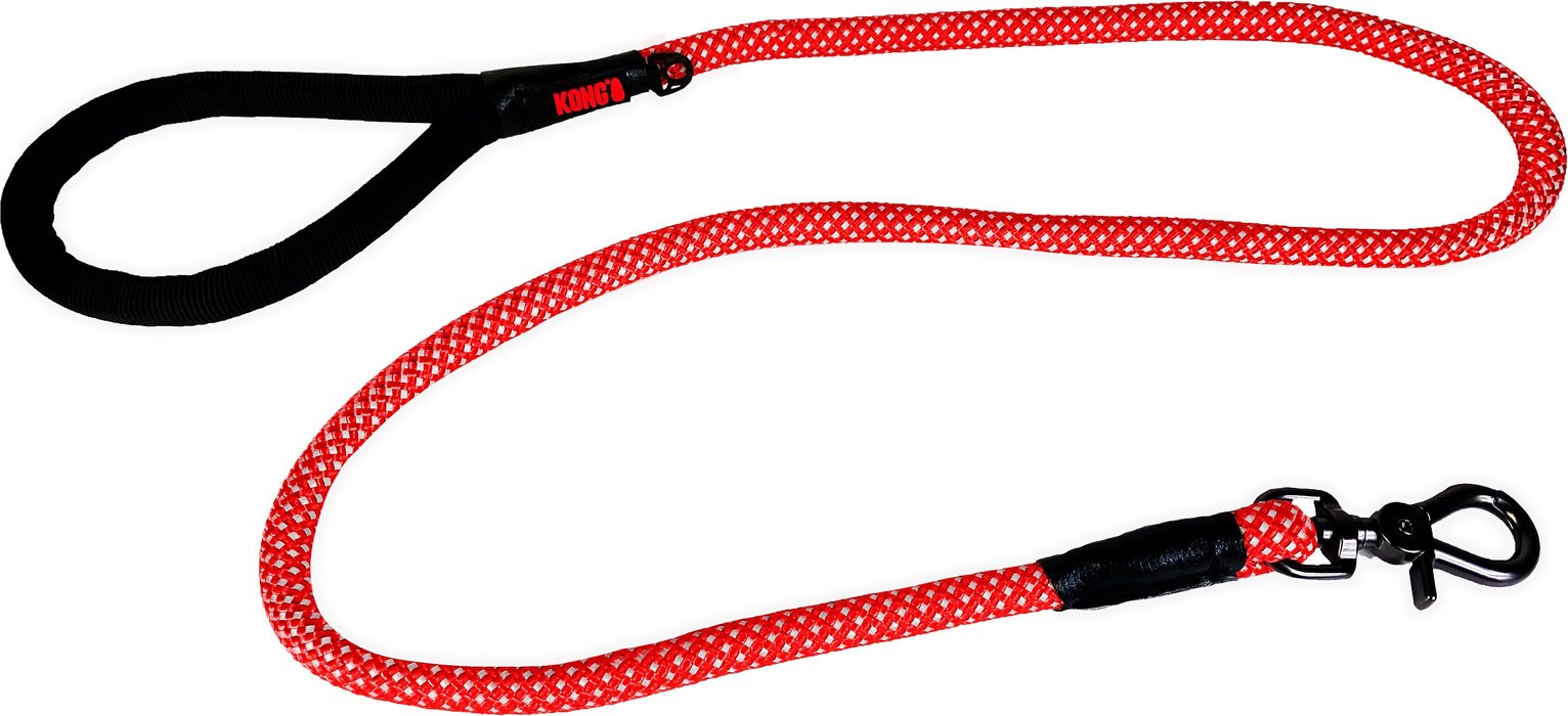 Kong Rope Small to Medium 1.5m Dog Lead - Red