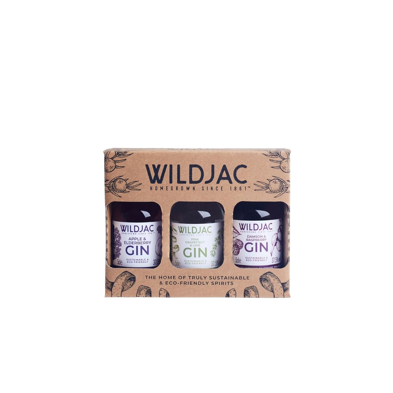 Wildjac Fruit Gin Collection Gift Box