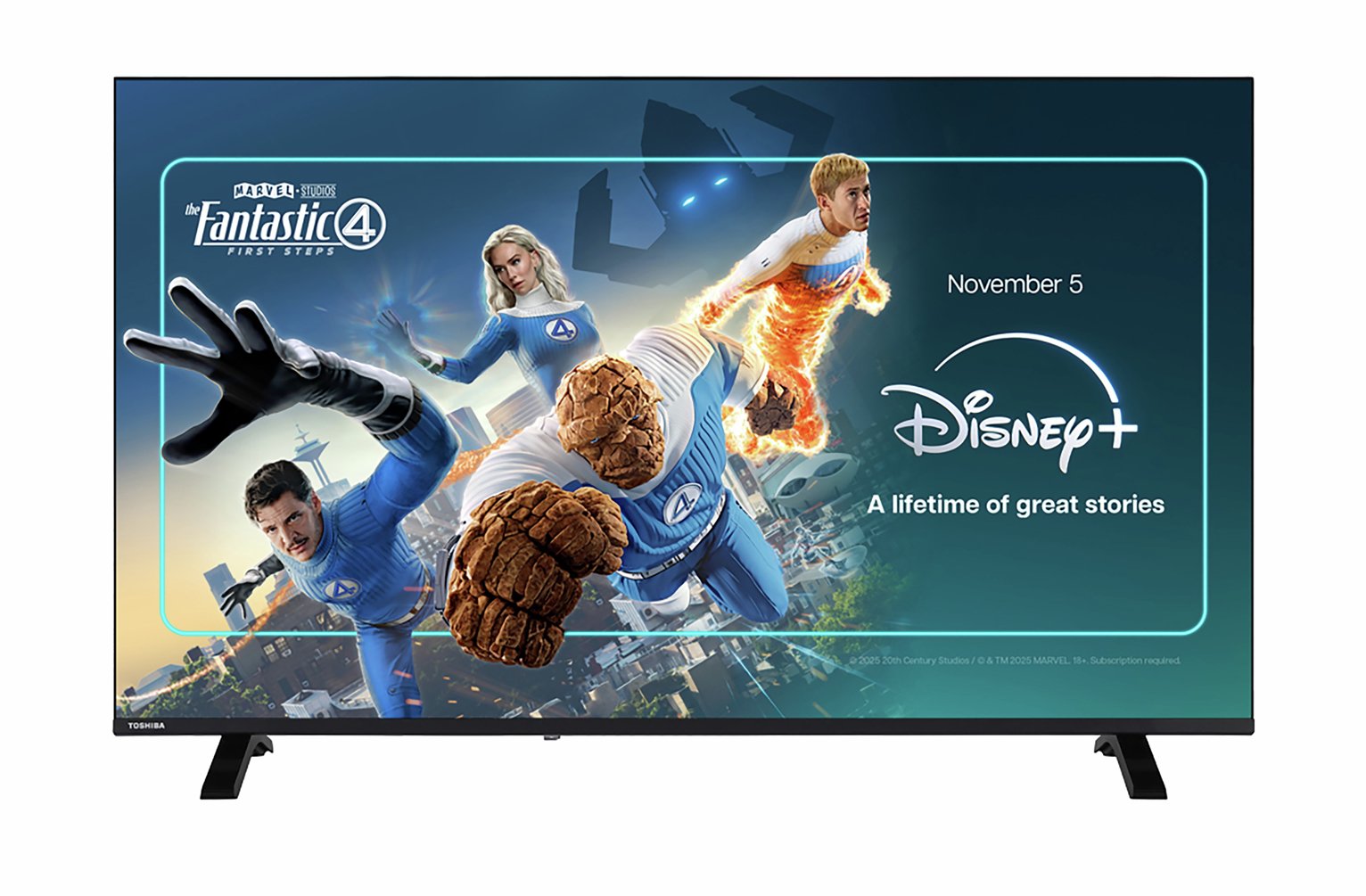 Toshiba 55Inch 55UV1563DB Smart 4K UHD HDR DLED Freely TV