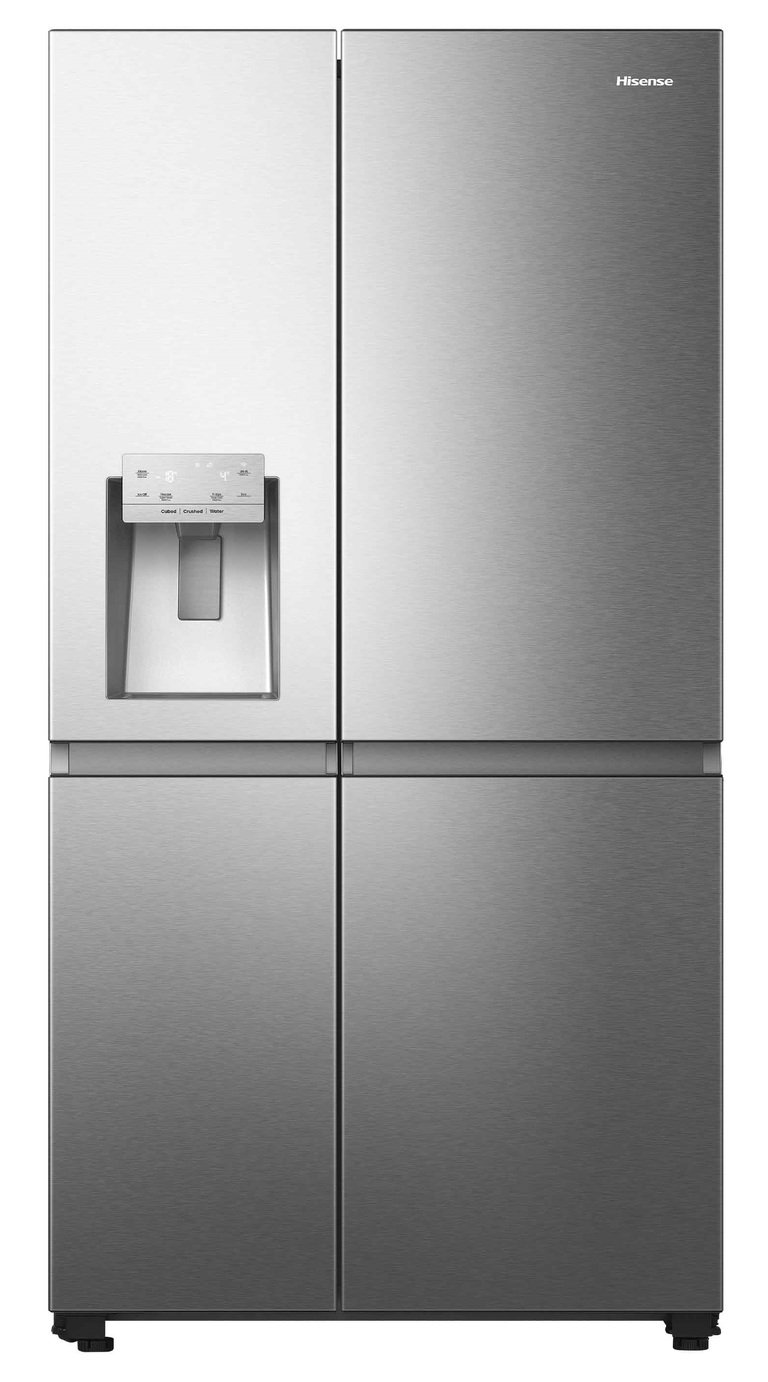 Hisense RS818N4TIE American Fridge Freezer - Stainless Steel