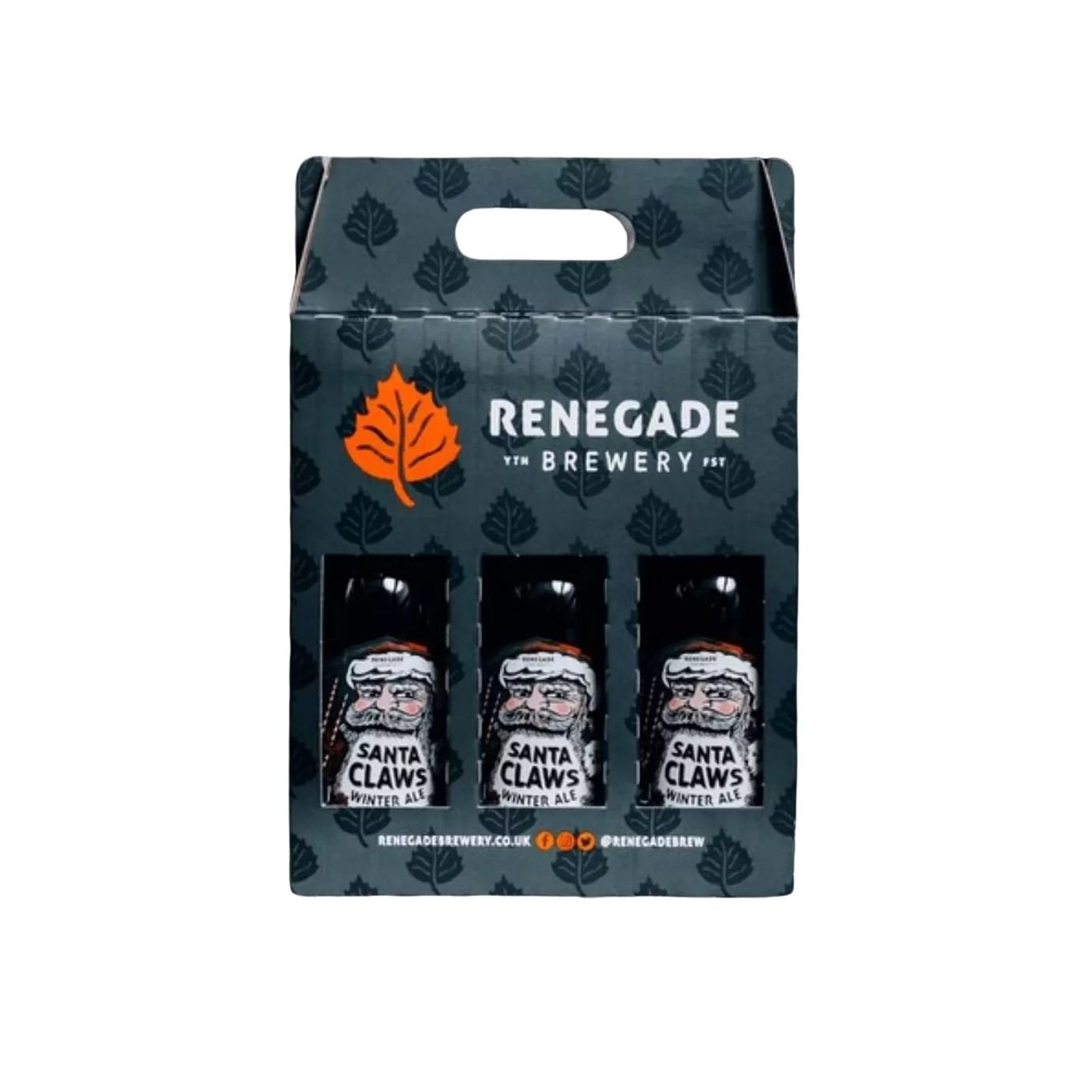 Renegade Santa Claws Winter Ale 3 bottle Gift Set