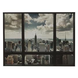 The Art Group New York City Window Canvas Wall Art - 60x80cm