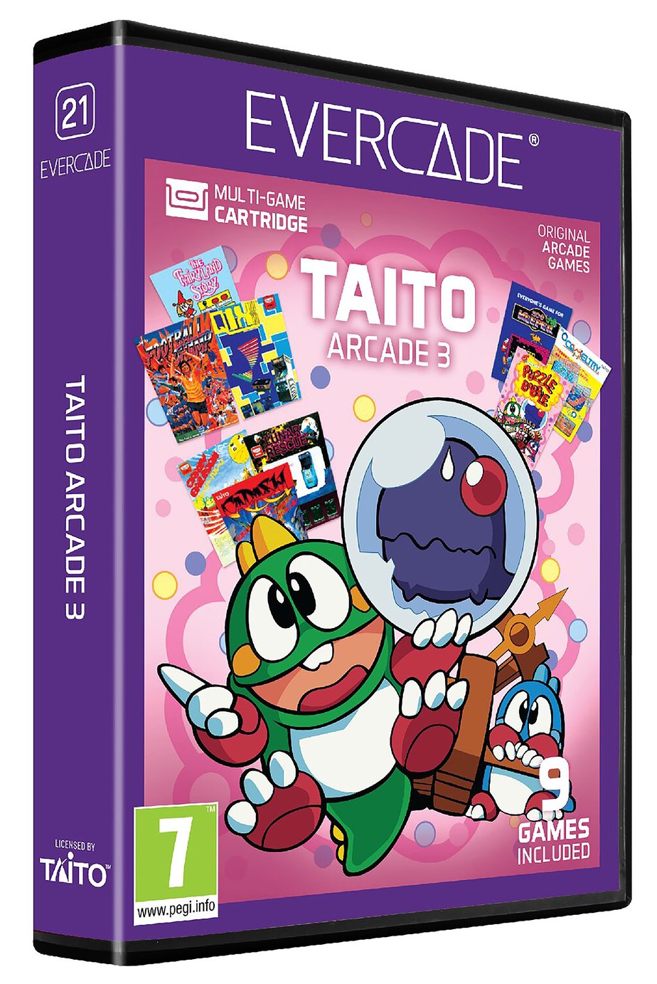 Evercade TAITO Arcade 3 Multi-Game Cartridge