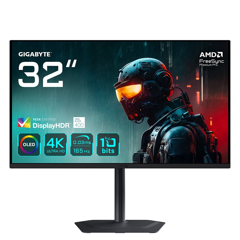 Gigabyte MO32U 32Inch 165Hz OLED Gaming Monitor