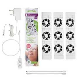 SpeedComfort Radiator Fan Trio Set - White