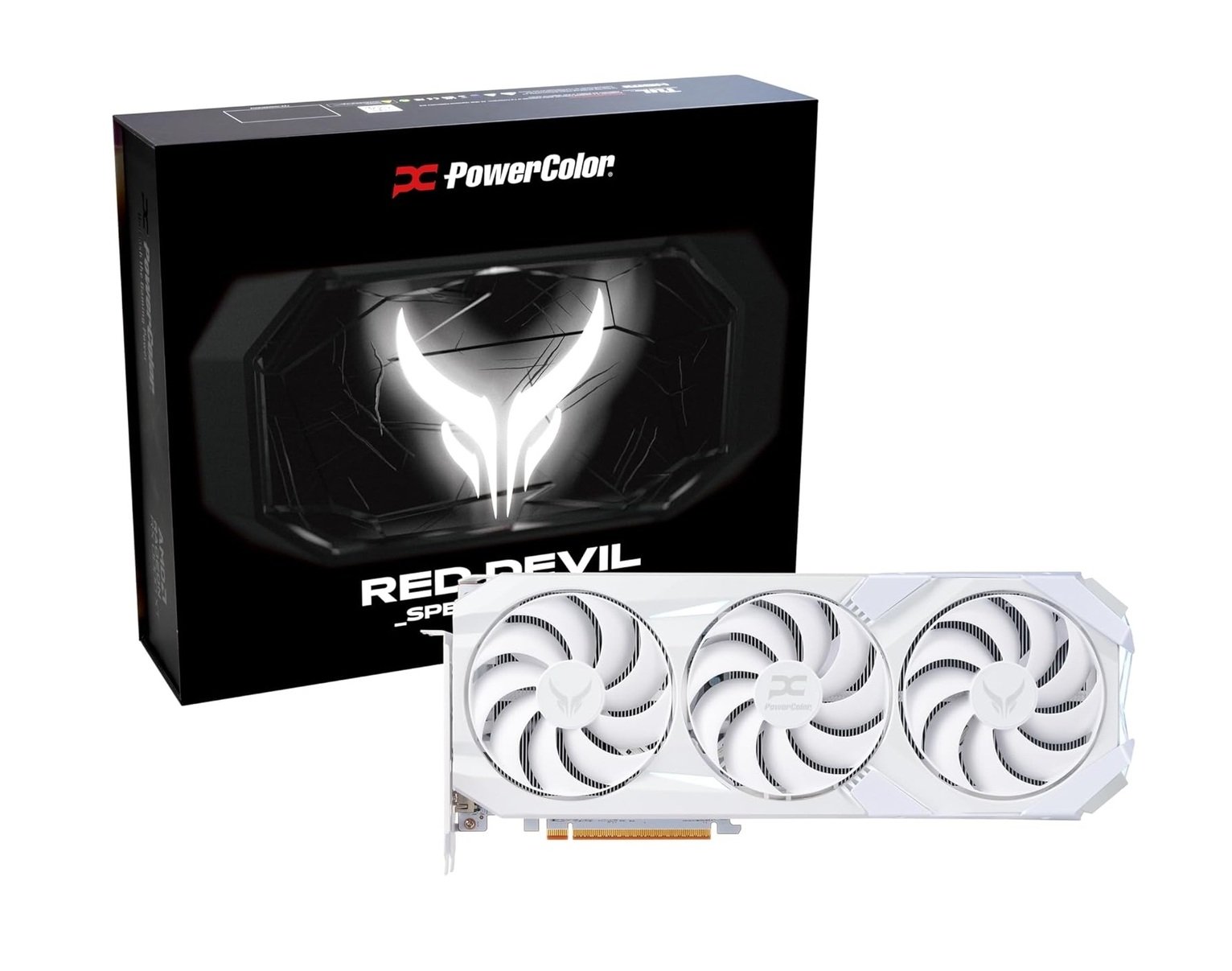 PowerColour Radeon RX 9070 XT 16 GB Graphics Card - White