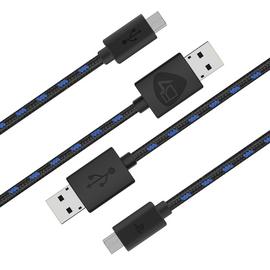 Officially Licensed C10 PS4 Play & Charge 2m Cable Twin Pack