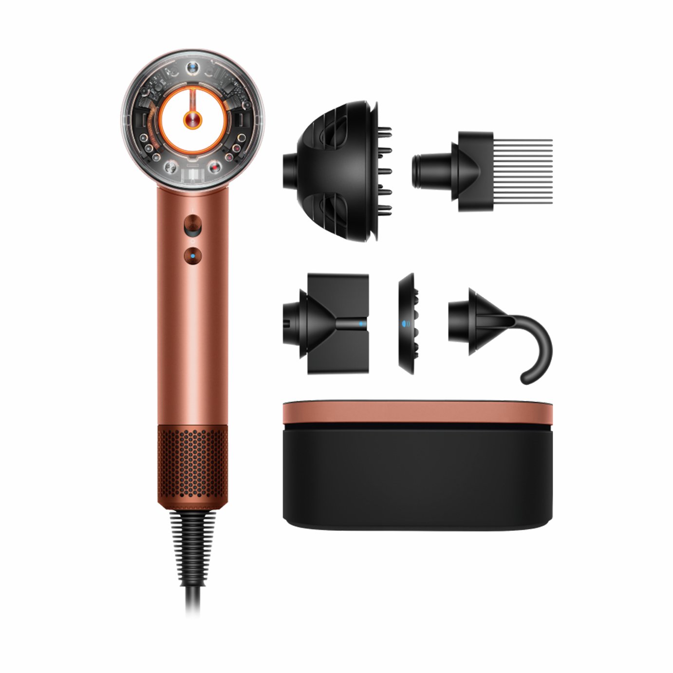 Dyson Supersonic Nural Amber Silk with Diffuser