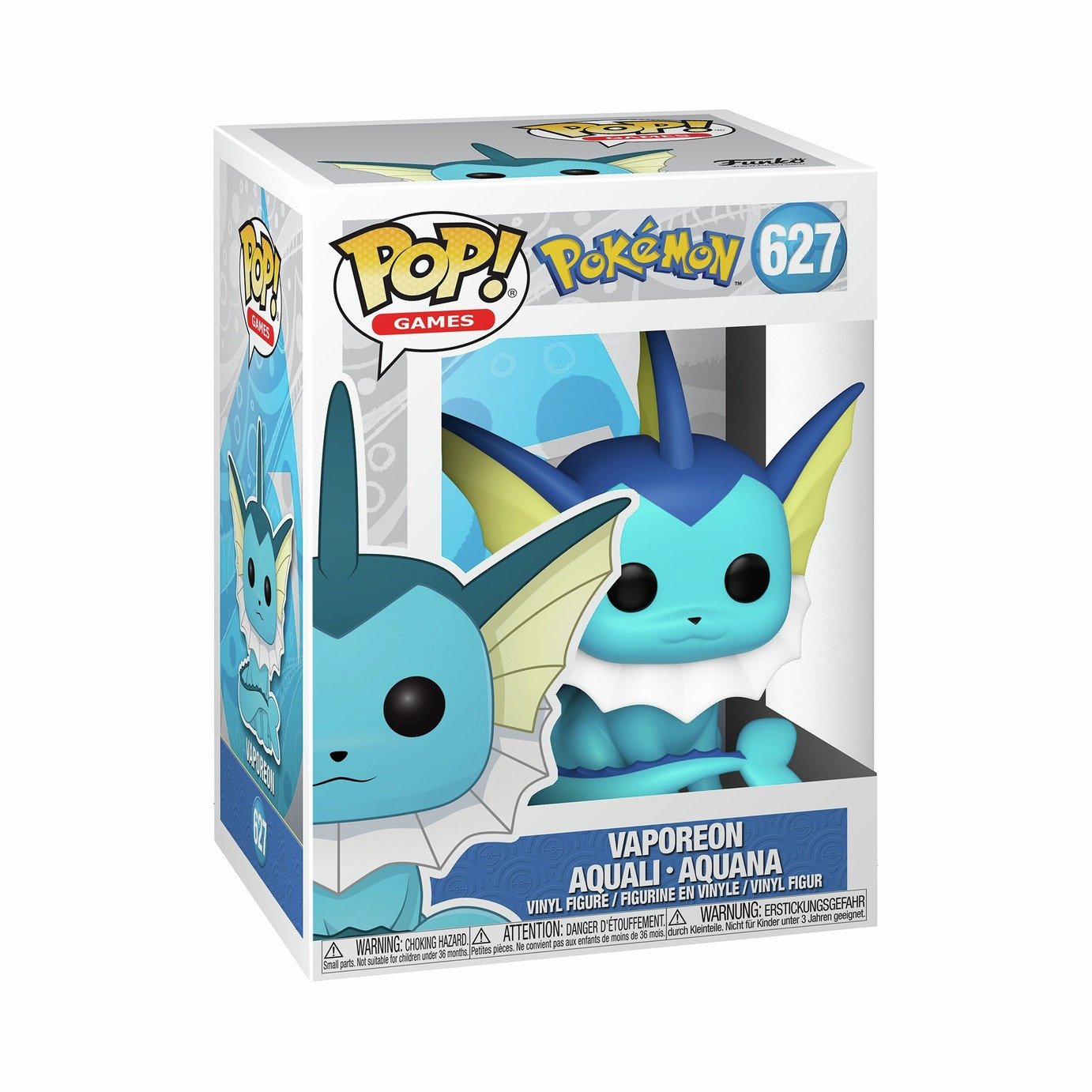 Pokémon POP 3.5 Inch Vaporeon Vinyl Figure 