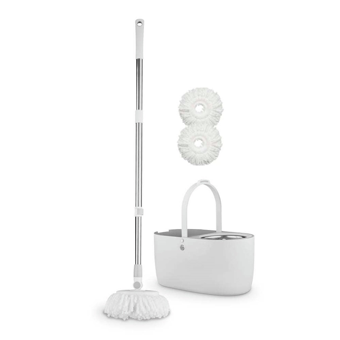 Swan Elevate Spin Mop and Bucket Set