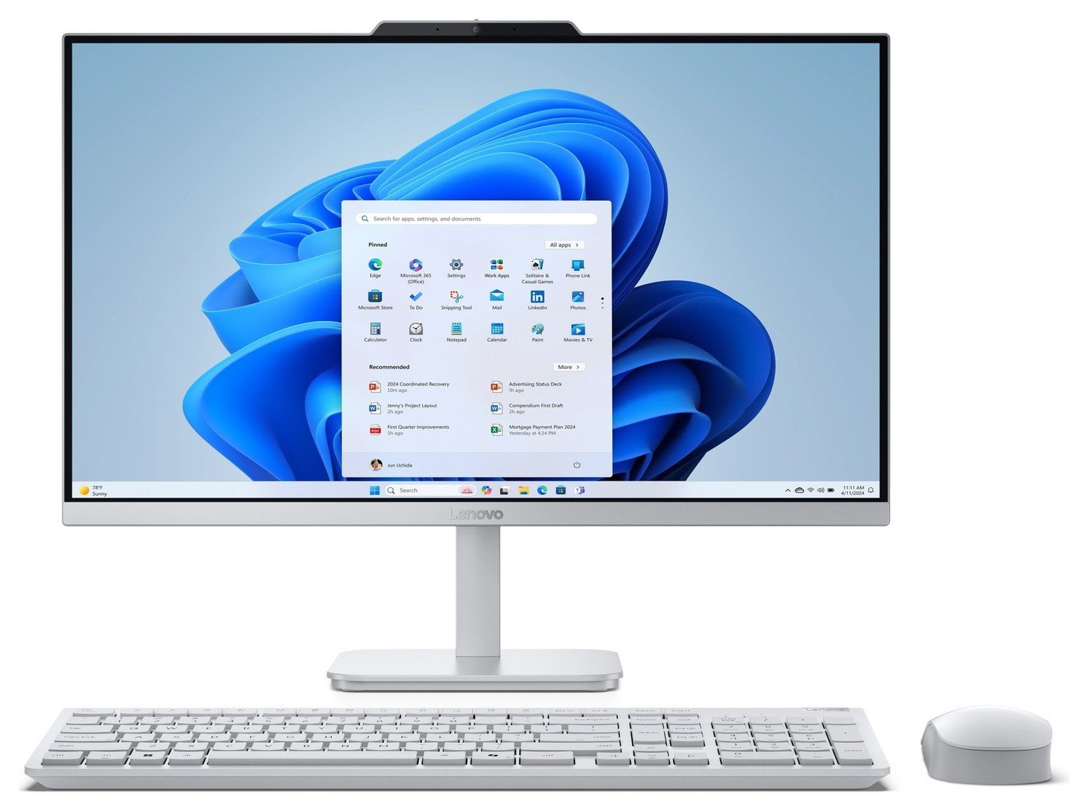 Lenovo F0J60035UK 23.8in i3 8GB 512GB All-in-One PC