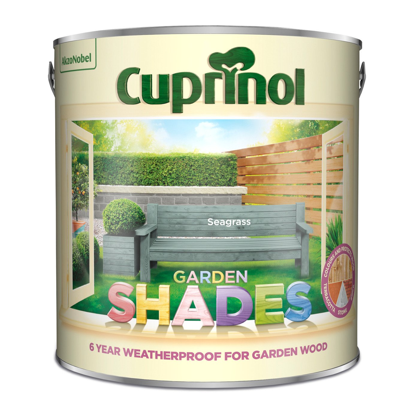 Cuprinol Garden Shades Garden Paint - Seagrass - 2.5L
