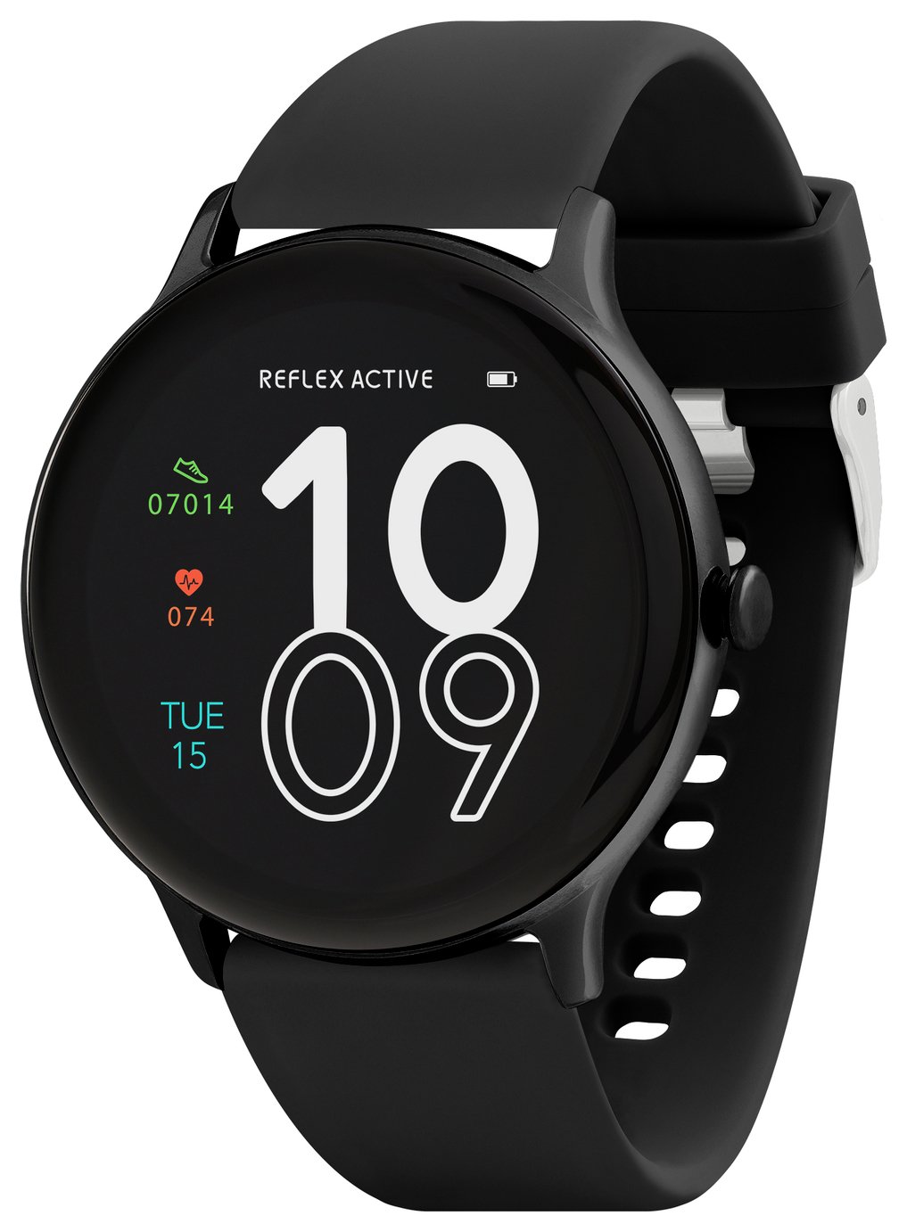 Reflex Active Series 22 Black Calling Smart Watch