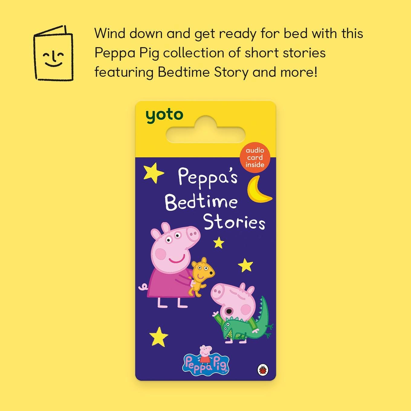 Yoto Peppa Pig Bedtime Stories Audio Card Collection