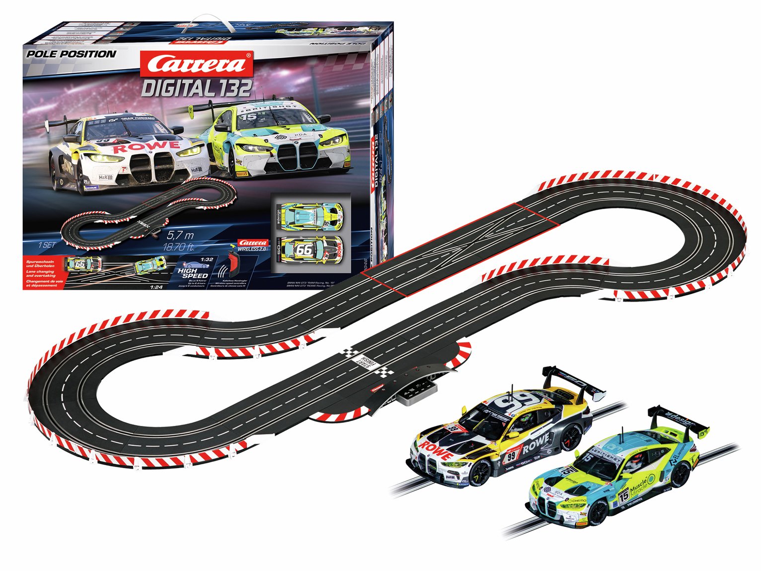 Carrera DIGITAL 132 Pole Position Slot Racing Set