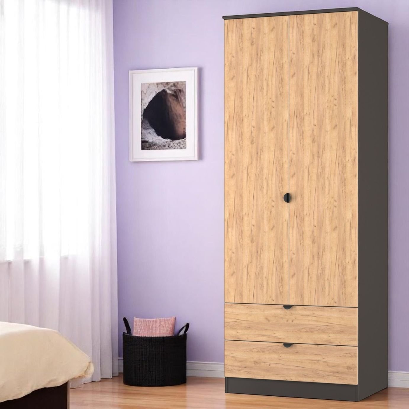 Welcome Canmore 2 Door 2 Drawer Wardrobe