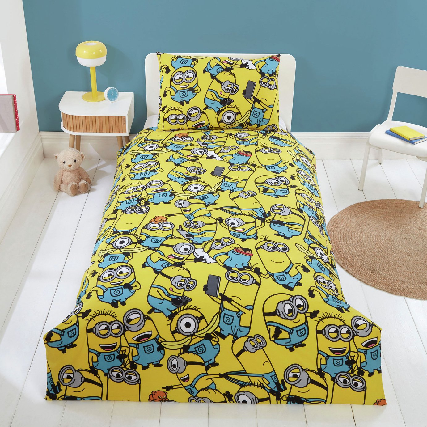 Minions Kids Yellow Bedding Set - Single