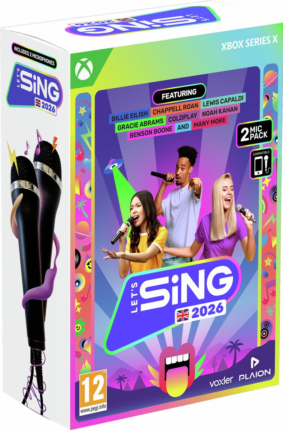 Lets Sing 2026 2-Mic Pack Xbox Series X Game