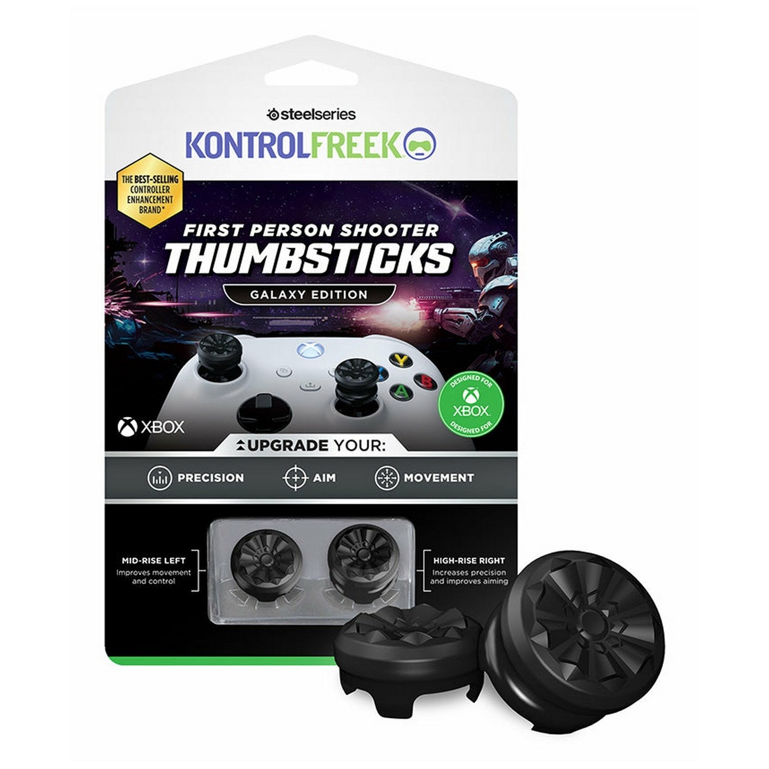 KontrolFreek Performance Thumbsticks For Xbox - Galaxy Edn