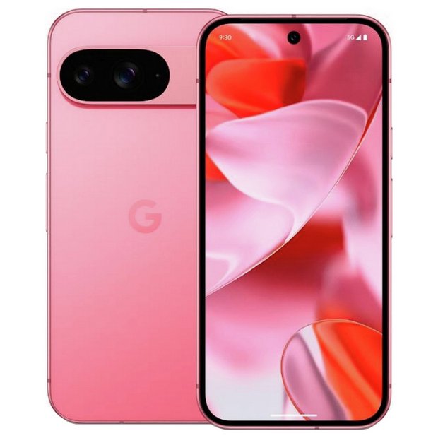 Buy SIM Free Google Pixel 9 5G 128GB AI Mobile Phone - Peony | SIM