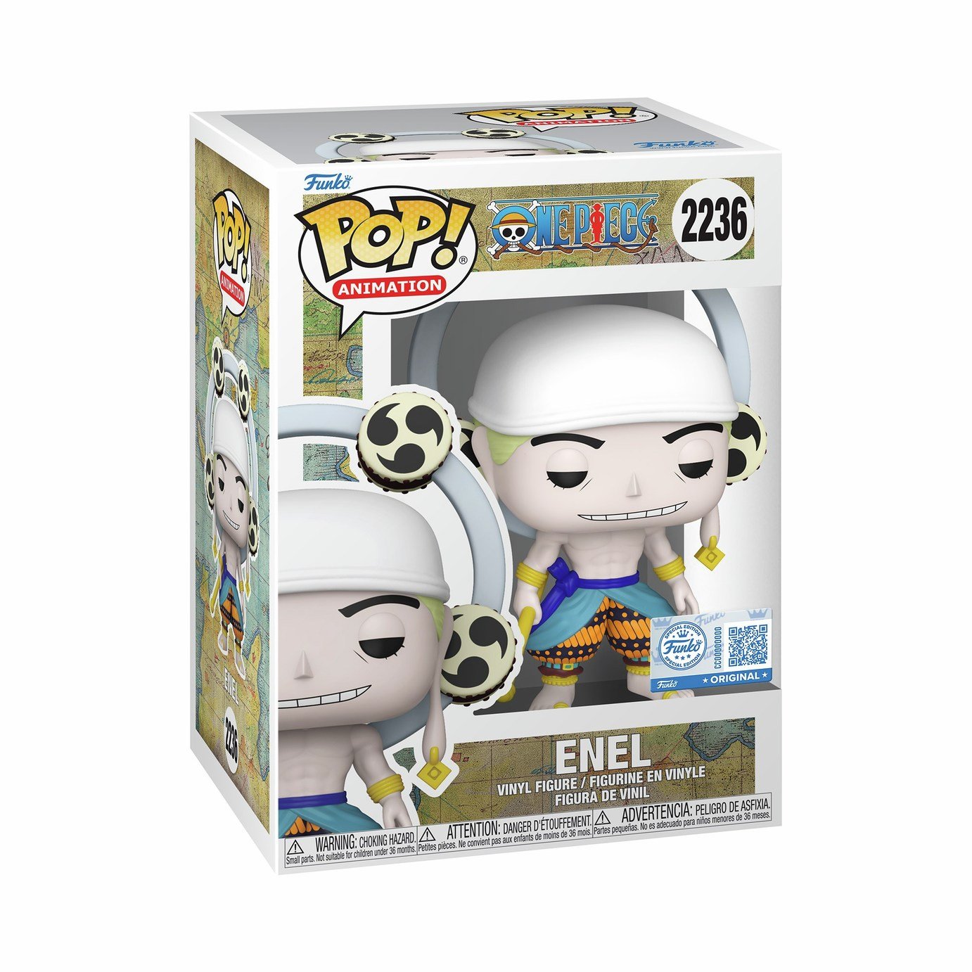 Funko POP! One Piece Enel 4.8 Inches Vinyl Figure