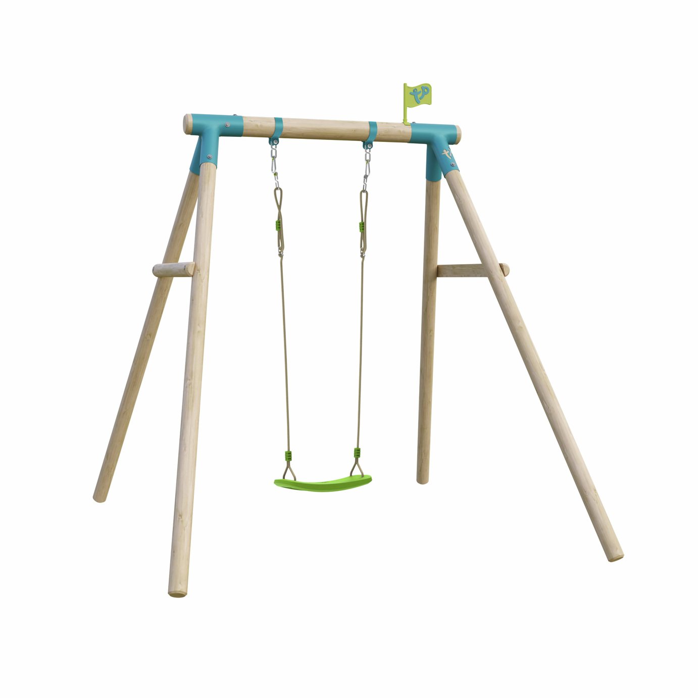 TP Toys Sherwood Single Wooden Swing Set