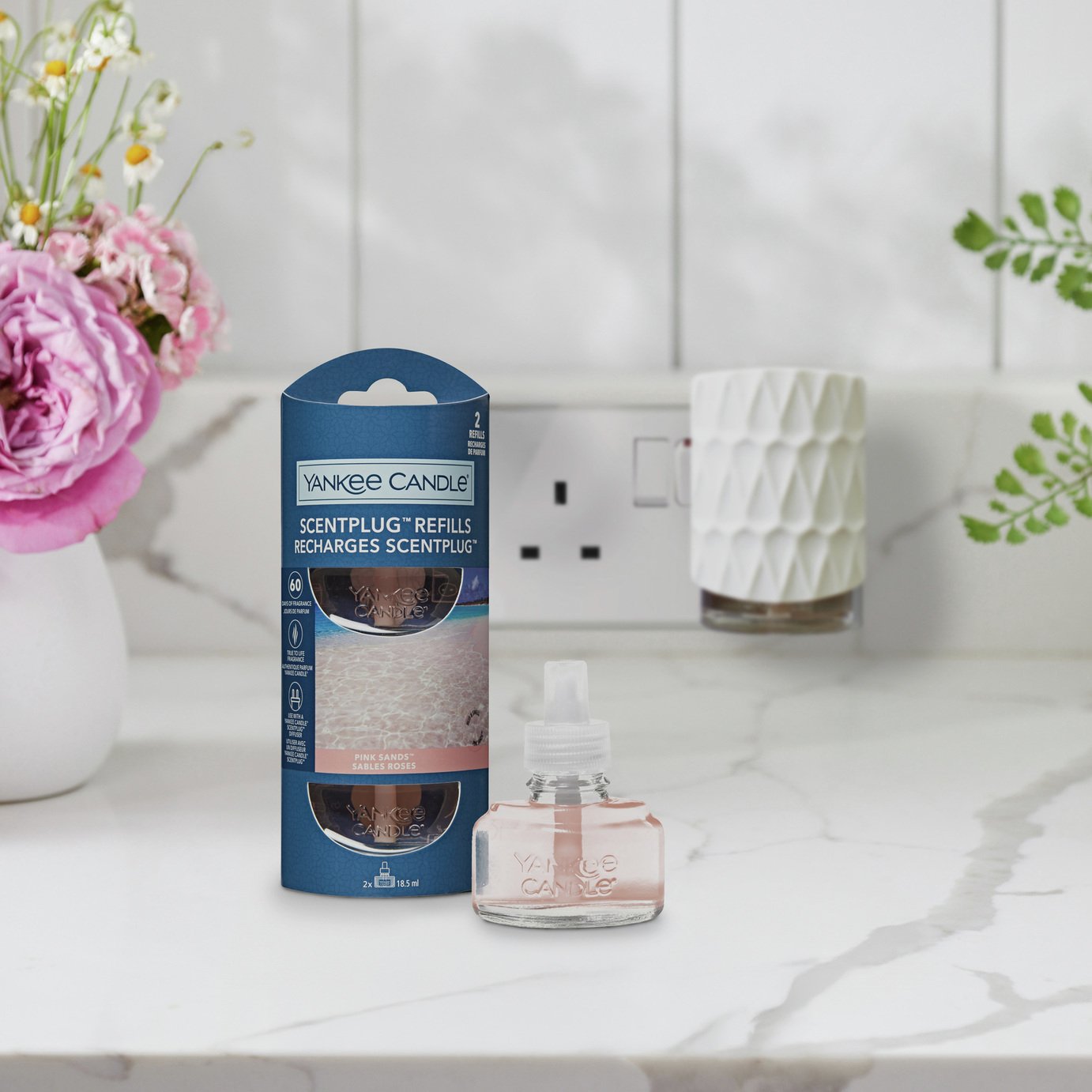 Yankee Candle 2 x 18ml Plug In Diffuser Refill - Pink Sands