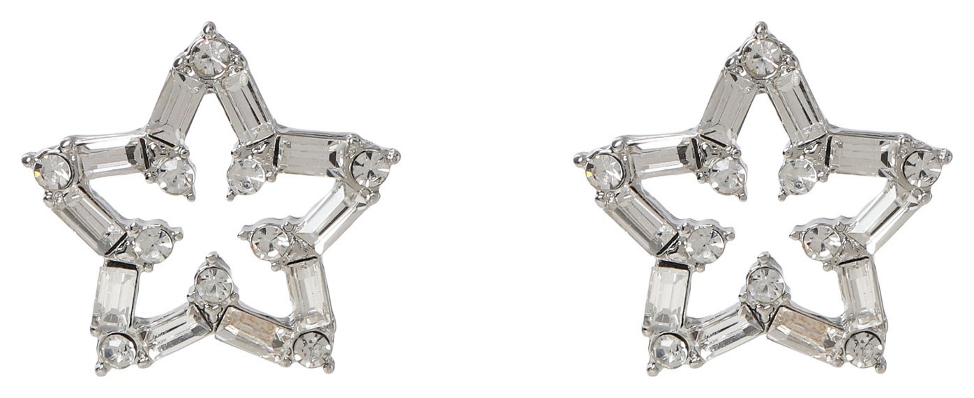 Liars & Lovers Silver Tone Star Stud Earrings