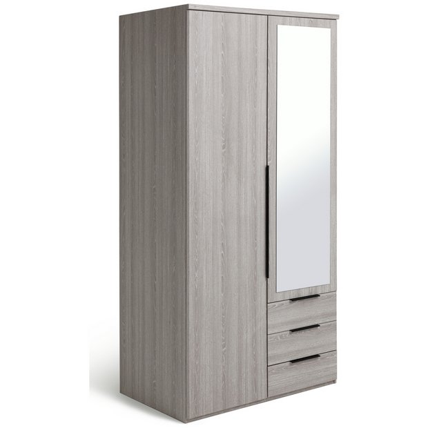 Argos malibu deals grey wardrobe