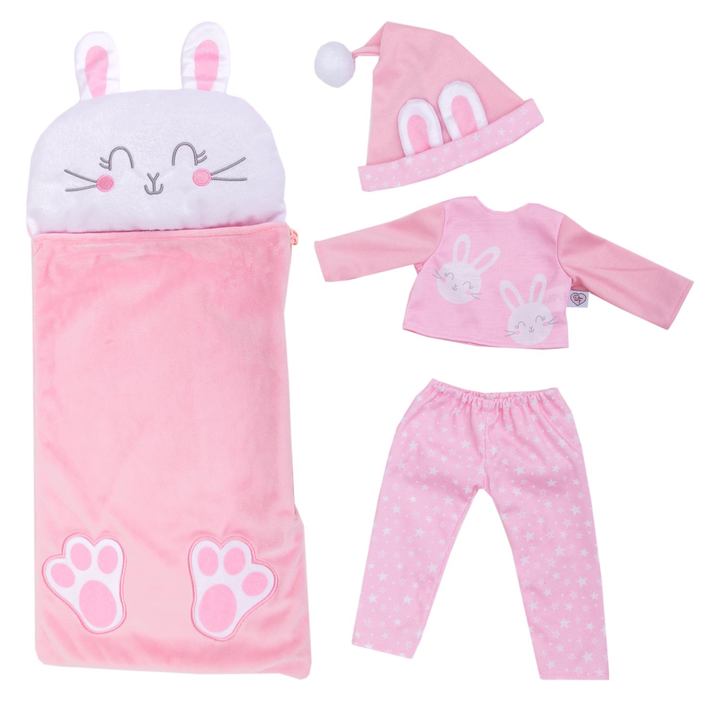 DesignaFriend Bunny Dreams Sleepover Accessory Set