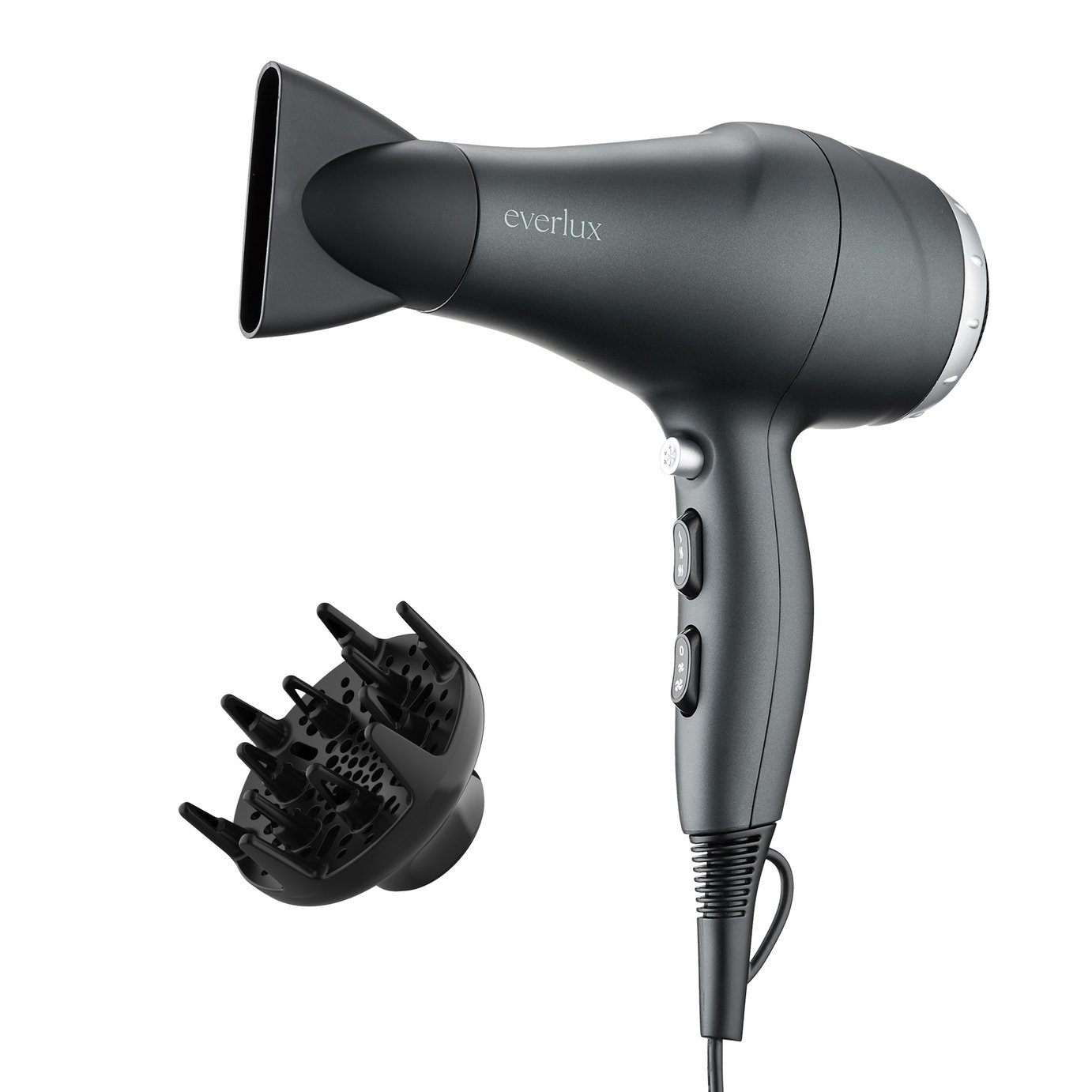 Everlux Traditional AC Motor Hair Dryer with Diffuser- 2200W